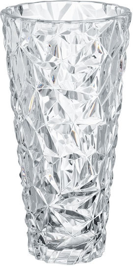 Ready Decorative Plastic Transparent Vase Diameter 13xHeight 25.2cm