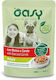 Oasy Wet Food Dogs in Pouches with Beef and Vegetables 100gr