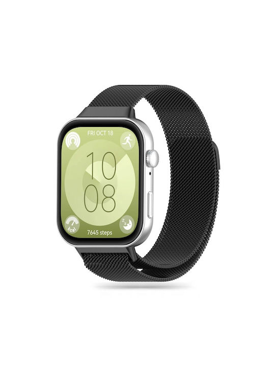 Ανταλλακτικό Λουράκι Quickfit Huawei Watch Fit 3 Milanese Band Black
