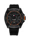 Tommy Hilfiger Sport Watch Battery with Black Rubber Strap