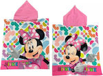 Disney Kinder Strandponcho Rosa