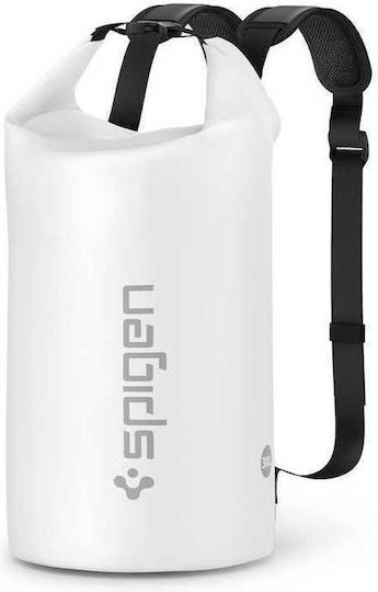 Spigen AquaShield A631 Wasserdichte Tasche Rucksack mit einer Kapazität von 30 Litern Weiß