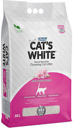 Cat's White Bentonit mit Duft Babypuder 10Es Cat's White Bentonit mit Duft Babypuder 10Es