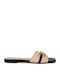 Women's Flat Sandals in Black Color