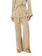 Damen Stoff Hose Beige