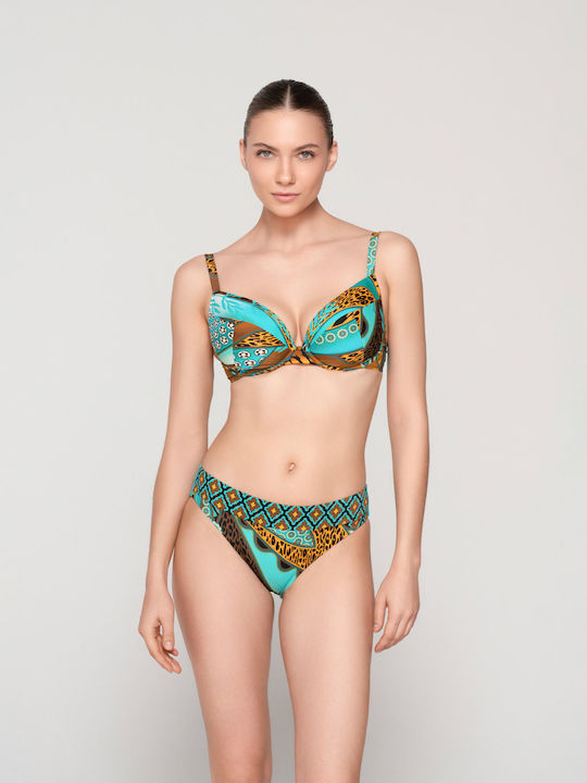 Bikini Sutien Cu burete Animal Print