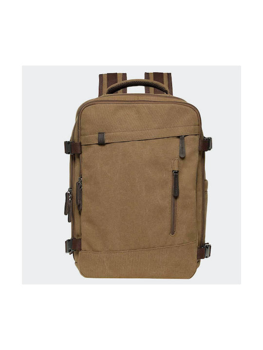 Kaukko Fabric Backpack Antitheft Khaki 25lt