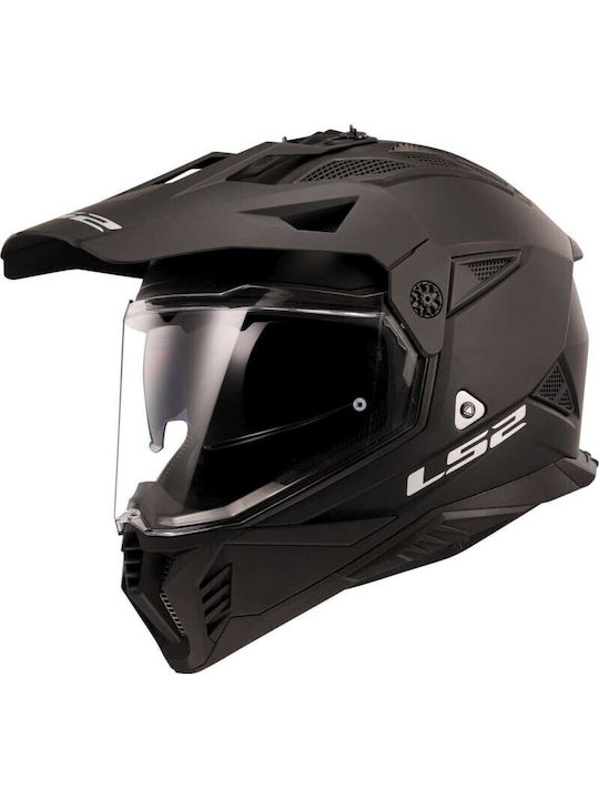 LS2 Pioneer II Full Face Helmet ECE 22.06 Solid Matt Black