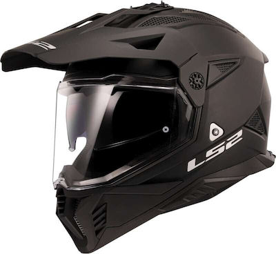 LS2 Pioneer II Full Face Helmet ECE 22.06 Solid Matt Black