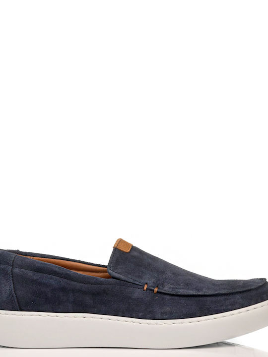 Antonio Shoes Ανδρικά Loafers σε Μπλε Χρώμα