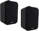 Audien Παθητικά Επιτοίχια Ηχεία 30W (Ζεύγος) 20.8x12.3x13.8εκ. Μαύρα