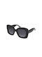 Kate Spade Josey Damen Sonnenbrillen mit Schwarzem Horn umrandetem Rahmen und Schwarz Verlaufsfarbe Gläser