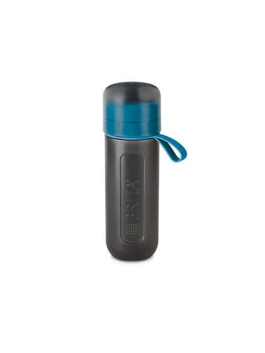 Brita Fill & Go Vital Water Bottle Plastic with Filter 600ml Black