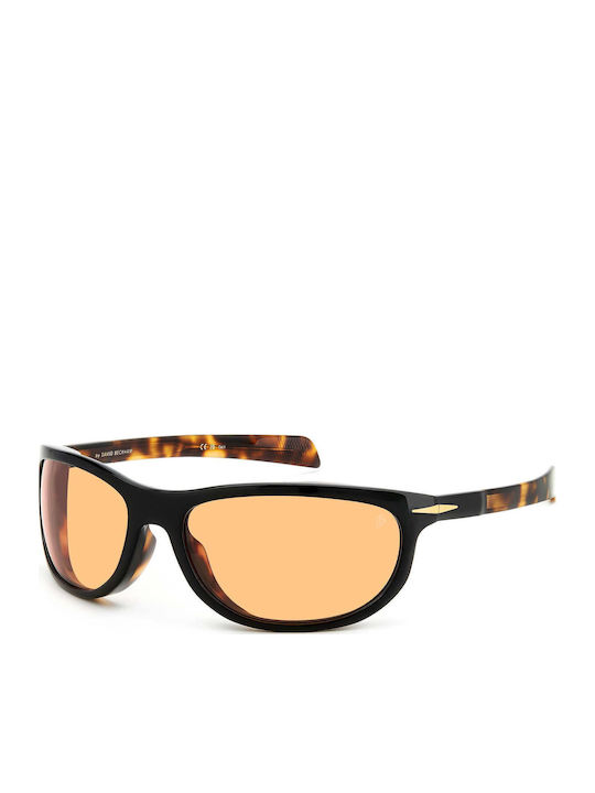 David Beckham Men's Sunglasses with Black Plast...