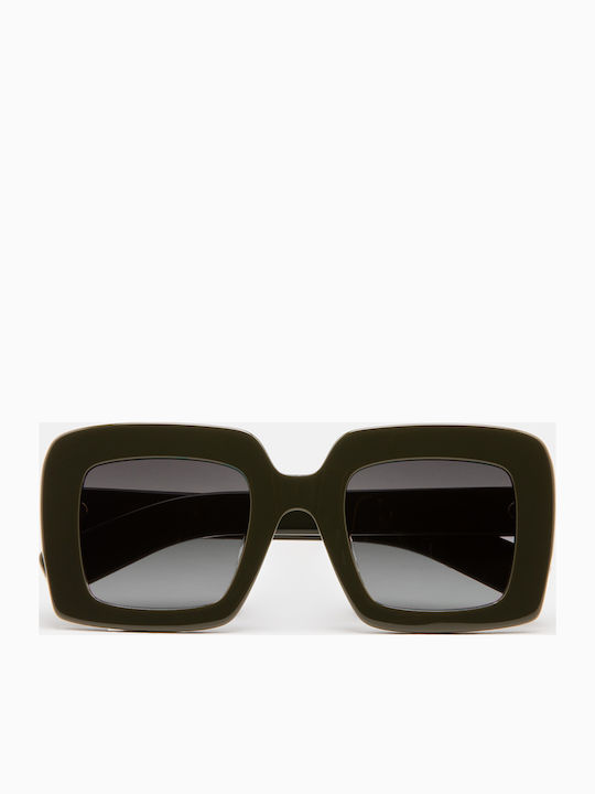 Kaleos Women's Sunglasses with Green Plastic Fr...