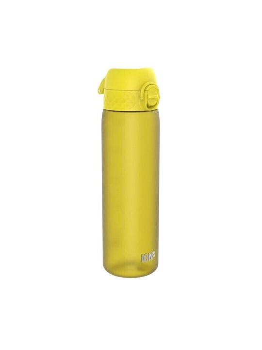 Ion8 SLIM Παγούρι Πλαστικό 600ml Κίτρινο