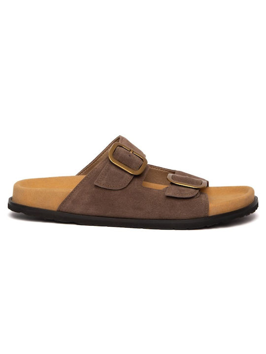 Komis & Komis Women's Flat Sandals in Brown Color