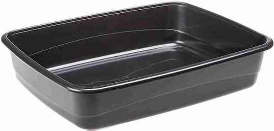 Ferplast Λεκάνη Γάτας Μαύρη Μ49.5 x Π64.5 x Υ14.5cm