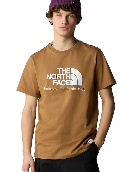 The North Face Ανδρικό T-shirt Κοντομάνικο Καφέ
