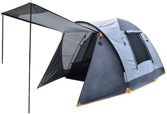 OZtrail Genesis 4v Camping Tent Tunnel Blue 3 Seasons For 4 People 340x220x180cm