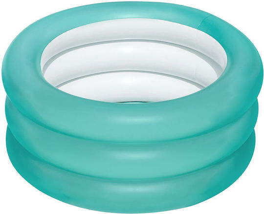 Bestway Kinder Rundes Schwimmbecken PVC 43l Aufblasbar 70x30cm Türkis