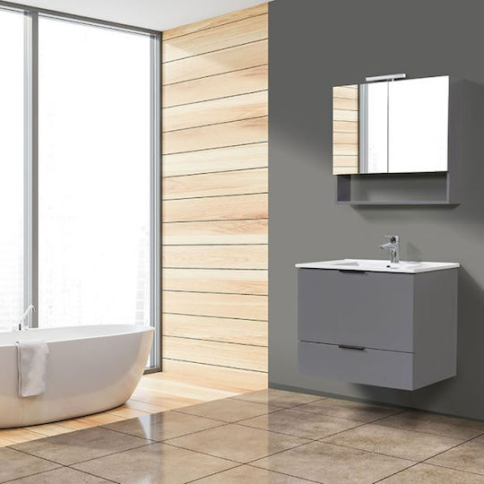 Mabo Dual Λ Badezimmerspiegel aus MDF 90x70cm