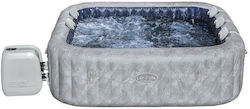 Bestway Square Inflatable Swimming Pool with Grey Hydromassage Bestway Square Inflatable Swimming Pool with Grey Hydromassage