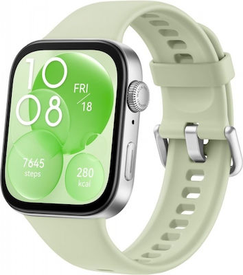 Huawei Watch Fit 3 Aluminiu 43mm Rezistent la apă cu pulsometru (Verde)