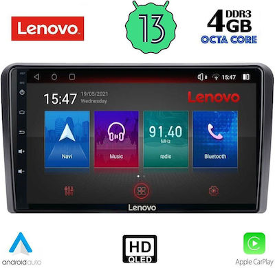 Lenovo Ηχοσύστημα Αυτοκινήτου 2DIN (Bluetooth/USB/AUX/WiFi/GPS/Apple-Carplay/Android-Auto) με Οθόνη Αφής 10"