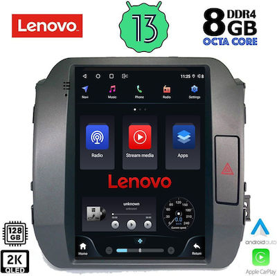 Lenovo Ηχοσύστημα Αυτοκινήτου 2DIN (Bluetooth/USB/AUX/WiFi/GPS/Apple-Carplay/Android-Auto) με Οθόνη Αφής 9.7"