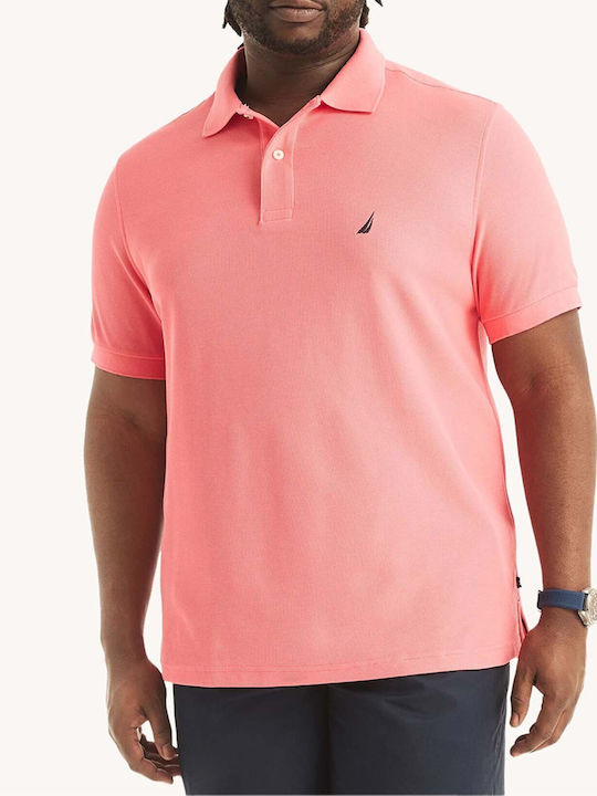 Nautica Herren Kurzarmshirt Polo Coral