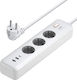 Ugreen Power Strip with Surge Protection 3 Positions with 2 USB-A, 1 USB-C, Switch and Cable 2m