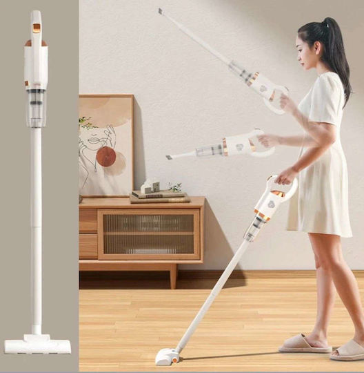Reîncărcabilă Aspirator 2 în 1 Stick & De Mână Albă HY-118