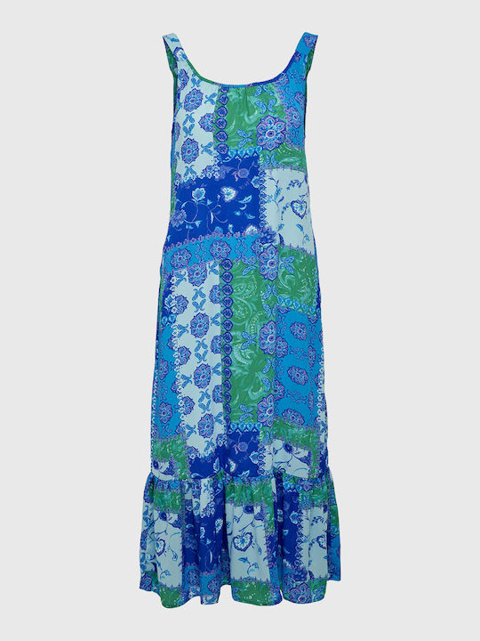 Only Life Maxi Dress with Ruffle Shady Glade