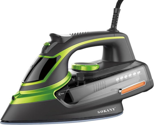 Sokany Dampfbügeleisen 2400W mit Keramiksohle