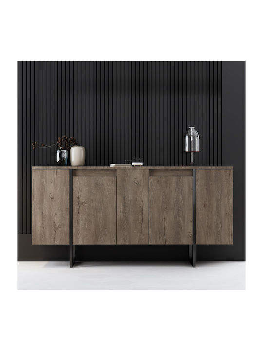 Μπουφές Luxe Walnut 160x35x80cm
