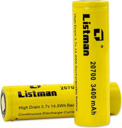 Listman Baterie Reîncărcabilă 20700 3400mAh 1buc