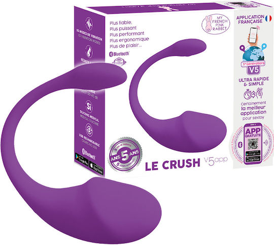 Δονητής Egg με Remote Control 18cm Μωβ