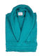 Kipper Fresh Collar Bathrobe Emerald 450gr/m²