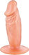 Real Body Dildo με Βεντούζα Flesh 11cm