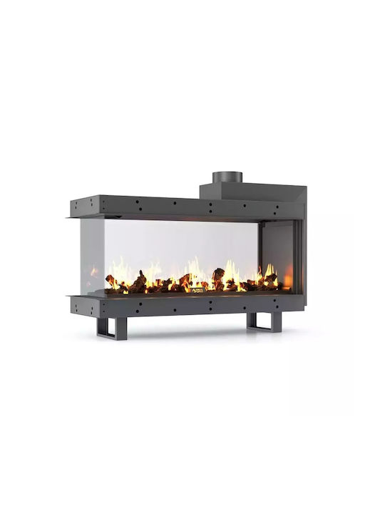 Thermogatz Ενεργειακό Τζάκι Αερίου 10.2kW Τρίπλευρο με Σταθερή Πόρτα Thermogatz Ενεργειακό Τζάκι Αερίου 10.2kW Τρίπλευρο με Σταθερή Πόρτα