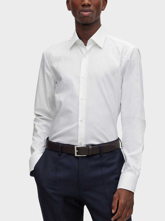 Hugo Boss Men's Shirt Cotton White