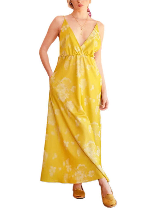 Summer Maxi Dress for Wedding Christening Lime