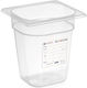 Hendi Polypropylene Gastronorm GN1/6 H200mm