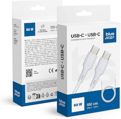 Blue Star USB 2.0 USB-C male - USB-C 60W 1m Blue Star USB 2.0 USB-C male - USB-C 60W 1m