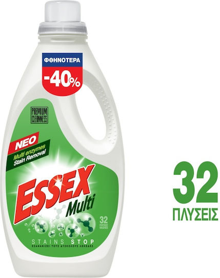 Essex Multi Υγρό Απορρυπαντικό Ρούχων 1.6lt (32 Μεζούρες)