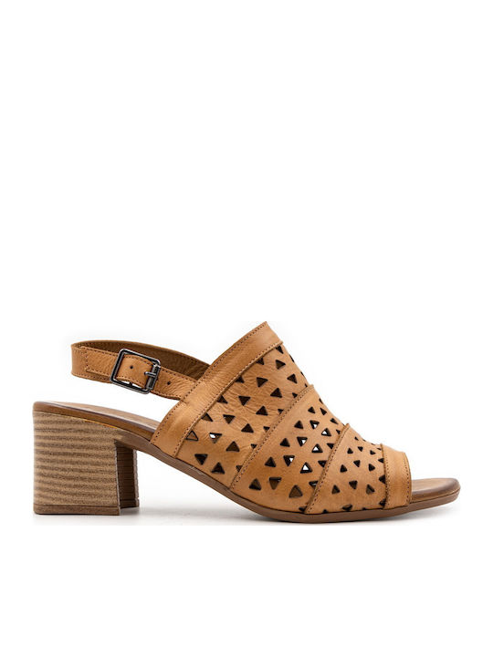 Mago Shoes Δερμάτινα Πέδιλα Ταμπά