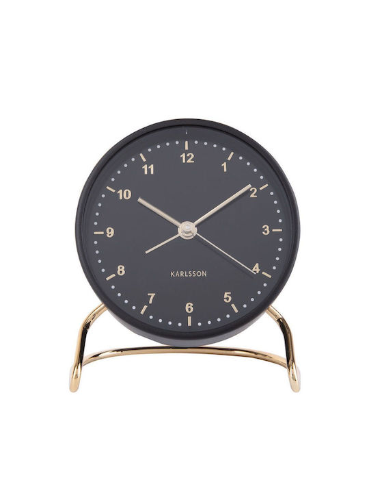 Karlsson Tabletop Clock with Alarm KA5764BK