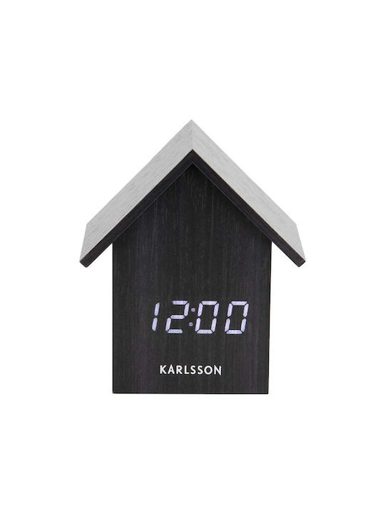 Karlsson Tabletop Digital Clock with Alarm KA5932BK