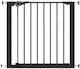Noma Ușă de siguranță cu șuruburi din Metal în Culoare Negru 75εκ. 1buc